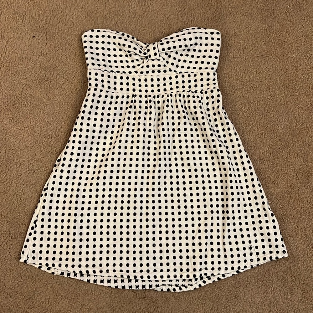 vintage strapless dress